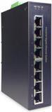 Industrial Gigabit Ethernet Switch 8-port - DIN rail - extended temp. range