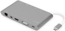 DOCKING STATION UNIVERSALE USB-C, 11 PORTE 3x VIDEO 1x USB-C 3x USB3.0 RJ45 2x LETTORE CARD