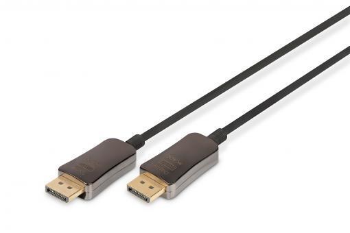 DIGITUS Cavo in fibra ottica ibrido DisplayPort AOC UHD 8K 15 m