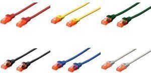 Cavo patch CAT6 10.0m U/UTP 5 blu Cu LSZH AWG 26/7 5pz