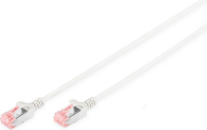 Cavo patch CAT6 10,0 m U/FTP Slim 5 Cu LSZH AWG 28/7 10,0 m confezione da 5 grigio