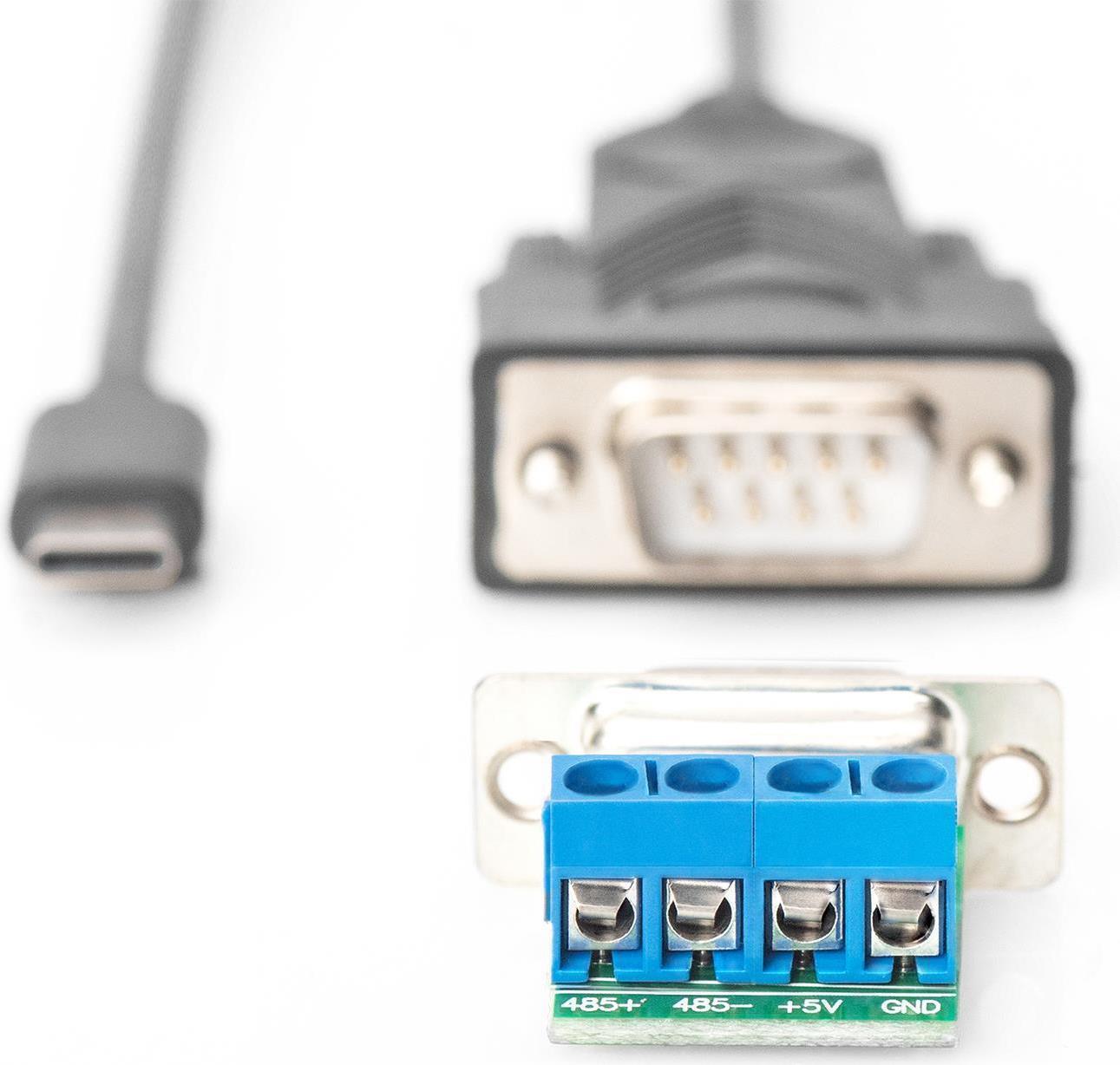 DIGITUS Adattatore seriale USB-C - RS485