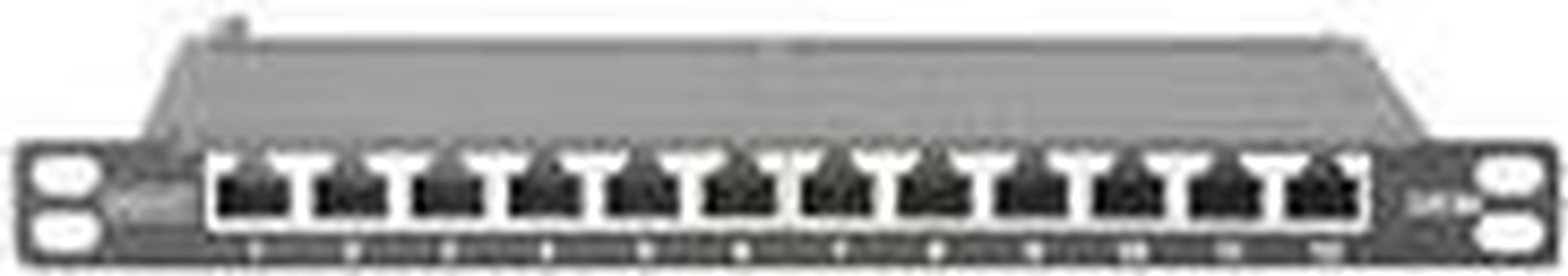Pannello patch sottile DIGITUS Cat.6A 12 porte 1/2U 10" montaggio su rack s.