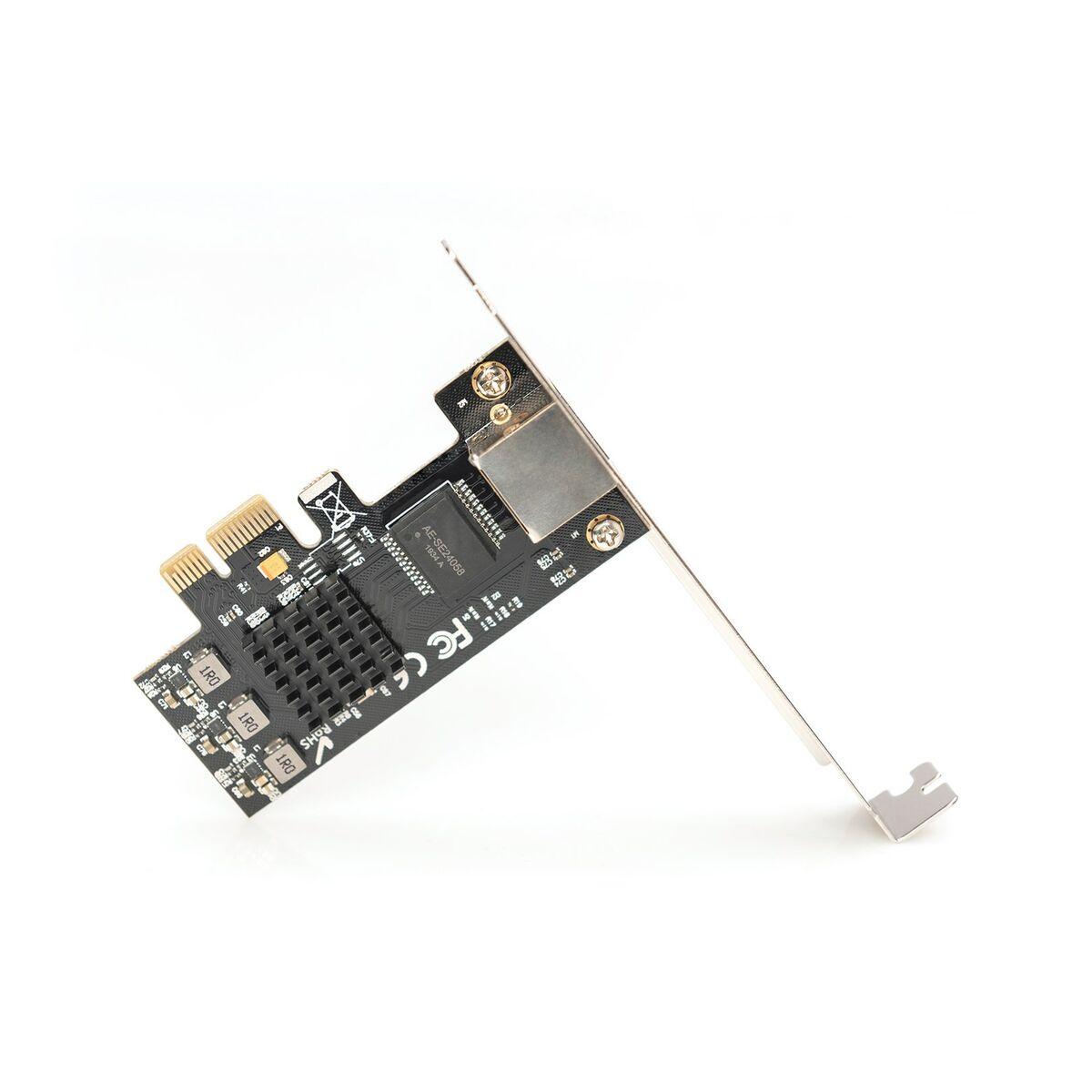 DIGITUS Scheda di rete Gigabit Ethernet PCI Express 2.5G (4 velocit )