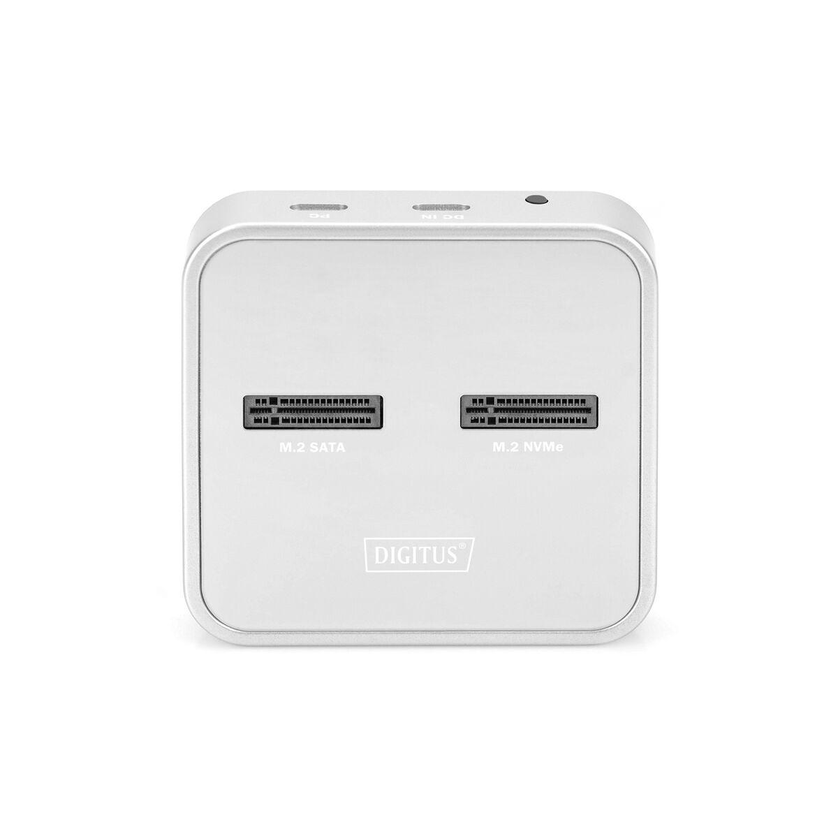 DIGITUS Docking station SSD M.2 NVMe M.2 SATA con lettore schede SD-Express USB-C