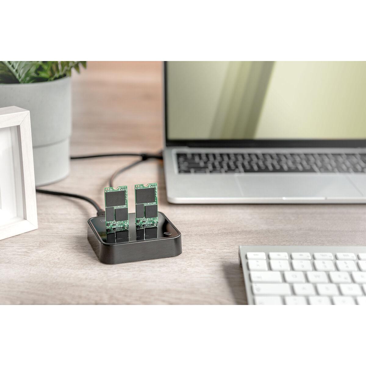 Digitus Docking station doppia SSD M.2 NVMe SSD con funzione di clonazione offline, USB-CÃƒÂ¢Ã‚â€žÃ‚Â¢ (NVME CL