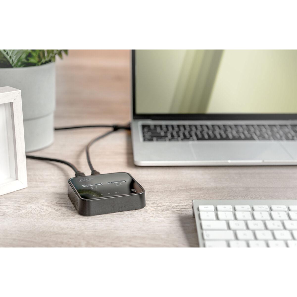 Digitus Docking station doppia SSD M.2 NVMe SSD con funzione di clonazione offline, USB-CÃƒÂ¢Ã‚â€žÃ‚Â¢ (NVME CL