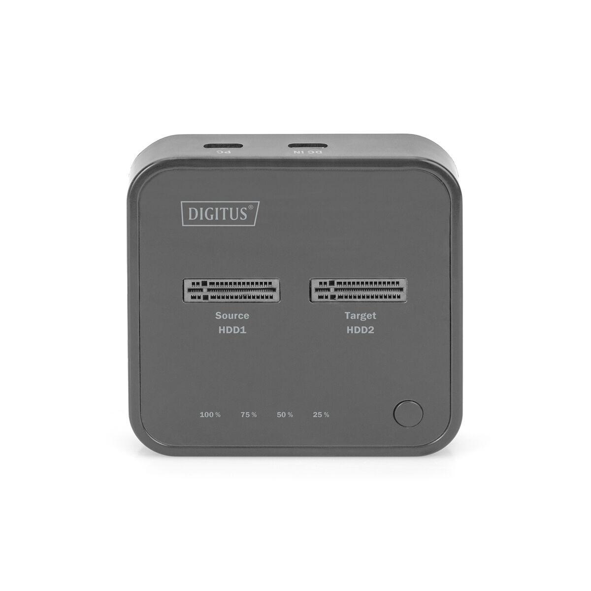 Digitus Docking station doppia SSD M.2 NVMe SSD con funzione di clonazione offline, USB-CÃƒÂ¢Ã‚â€žÃ‚Â¢ (NVME CL