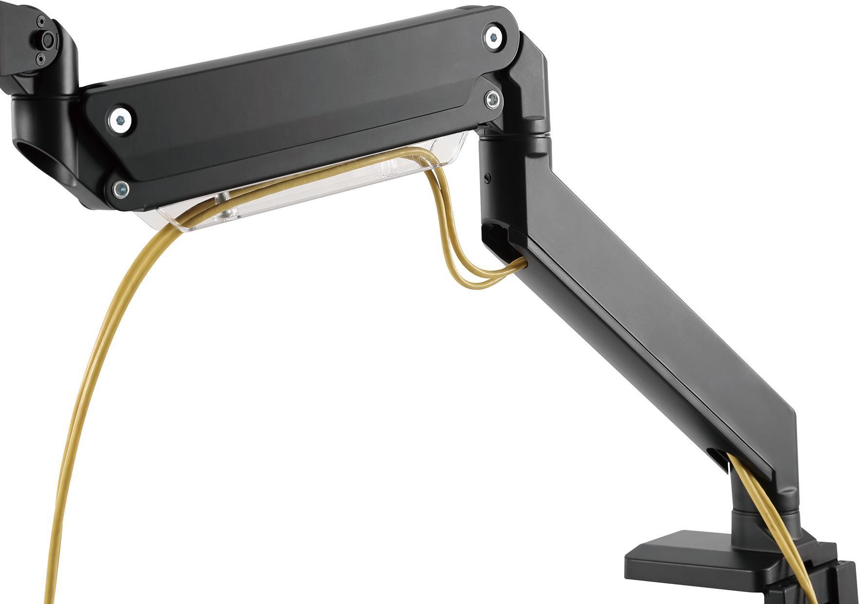Digitus Porta monitor universale singolo con molla a gas e montaggio a incastro (SINGLE MONITOR MOUNT 35IN BLACK - )