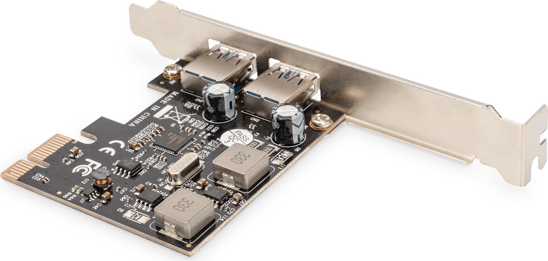 DIGITUS USB 3.0 2 porte scheda PCI Express Add-On