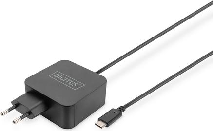 DIGITUS Caricatore per notebook USB-C, 65W