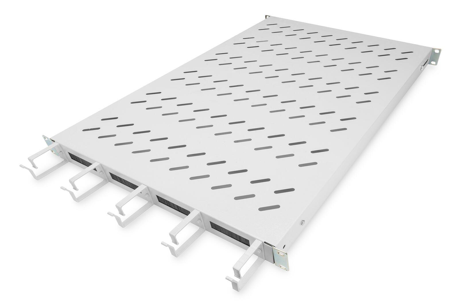 RIPIANO PER ARMADI RACK 19" CON GESTIONE CAVI PER ARMADI 1000 MM COLORE GRIGIO