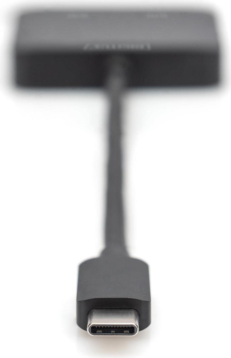 DIGITUS Hub video MST a 2 porte (USB-C - 2 DisplayPort)