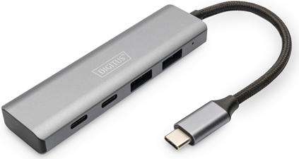 Digitus HUB a 4 porte USB-C 2 USB A 2 USB-C (USB-C 4 PORT HUB - 2X USB A 2X USB-C)