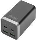 DIGITUS Adattatore di ricarica universale USB a 4 porte 65W GaN