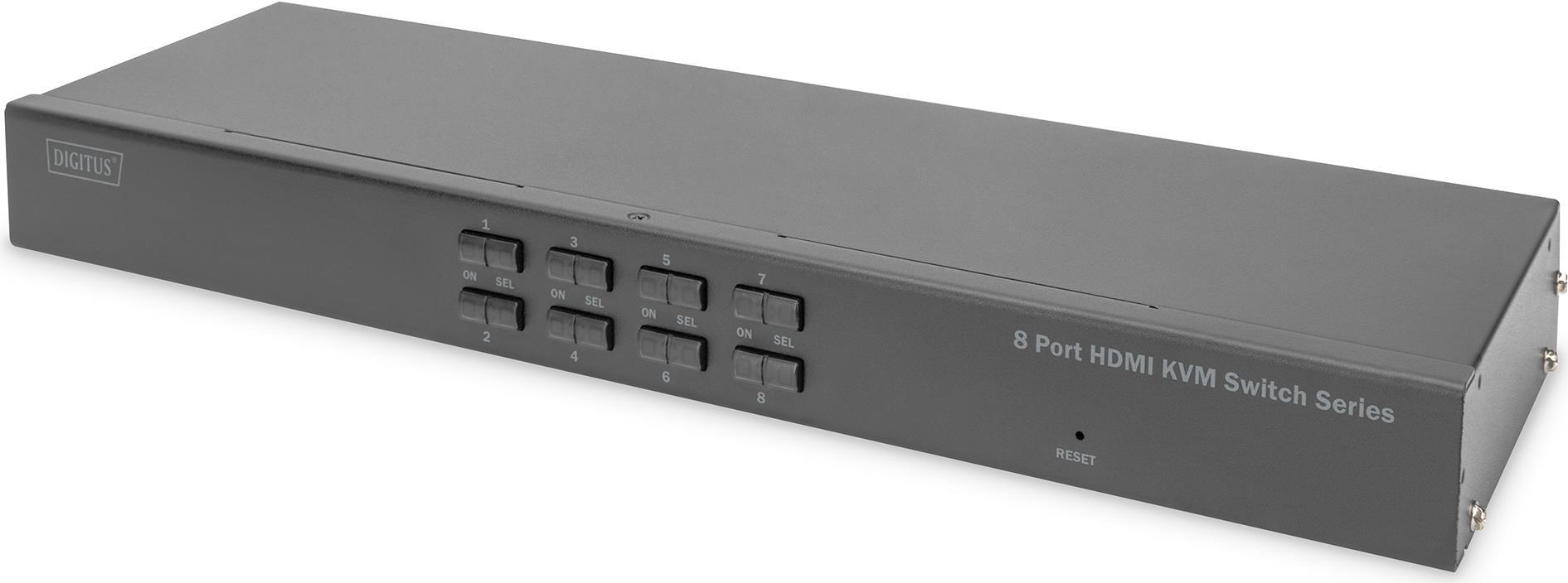 Switch KVM HDMI Desktop 8 porte
