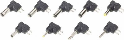 Adattatore di dispositivi di rete Voltcraft 9ZC7 set 9TLG. Con 2 adattatori jack e 7 adattatore a bassa tensione, angolato (281