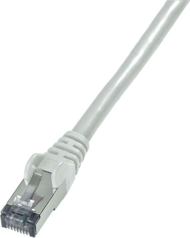Digito di Wentronic - Cavo patch - RJ -45 (M) a RJ -45 (M) - 10 M - SFTP - Cat 6 - Halogen -free - Gray (DK -1644-100)