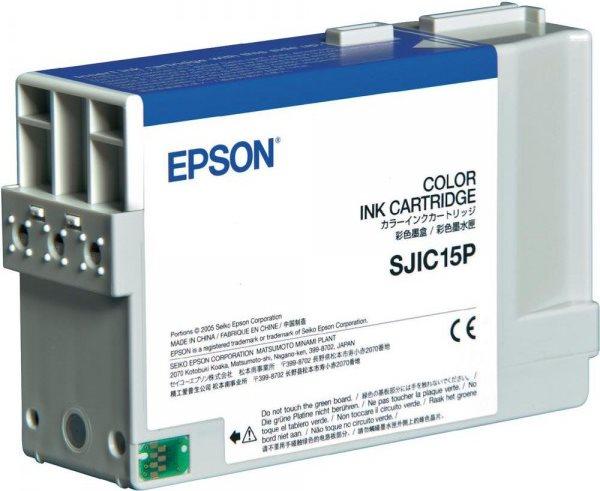 EPSON SJIC15P - Colore (ciano, magenta, giallo) - Cartuccia di inchiostro - per TM C3400, C3400 Securcolor, C3400BK, C3400E, C3