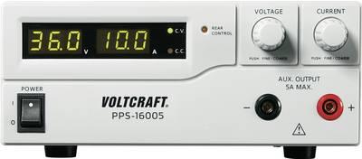 Voltcraft Laboratory Device, PPS regolabile -16005 1 - 36 V/DC 0 - 10 A 360 W 2 x USB, remoto Programmi (PPS -16005)