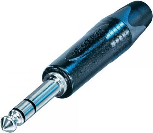 Connettore jack NEUTRIK Spina da 635 mm dritto Numero di poli 3 stereo nero NP3X-BAG-CON 1 pezzo (NP3X-BAG-CON)