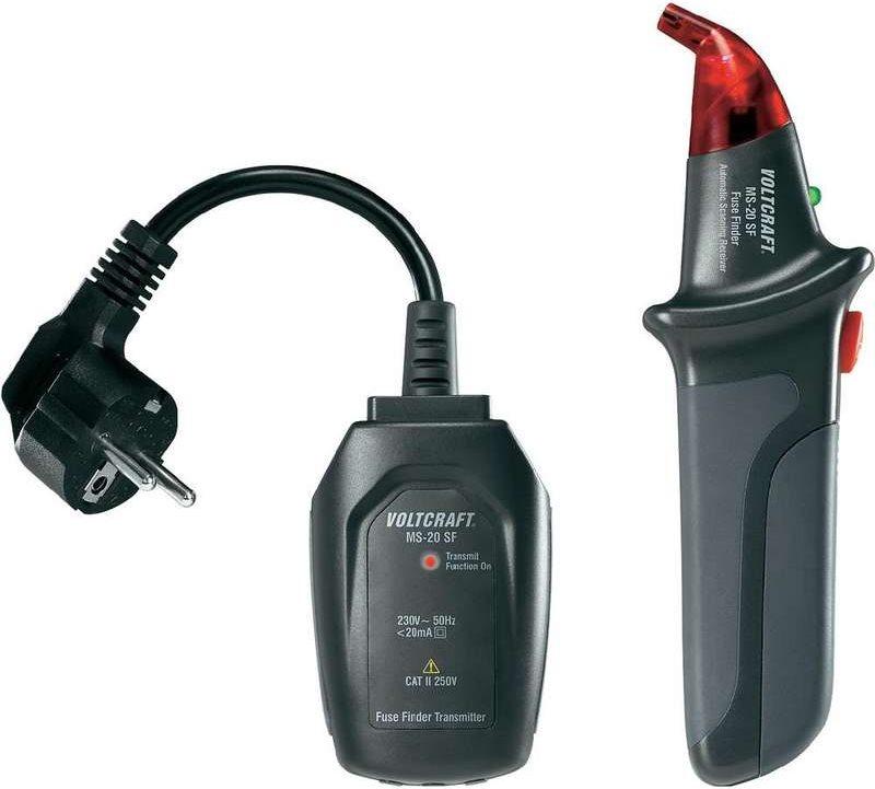 Voltcraft MS-20SF FUSE FUSTARE, Posizione di sicurezza, 230 V/AC, CAT II, Connettore di contatto di protezione (MS-20SF)
