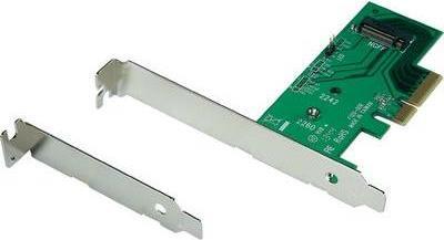 Renkforce RF-2384500 1 porta M.2 Controller Scheda PCIE X4 Adatto per (SSD): M.2 PCIE NVME SSD, M.2 PCIE AHCI SSD