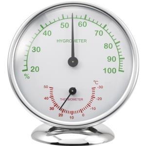 Renkforce Thermal/Hygrometer Analog 6510 Alluminio Renkforce (6510 Aluminium)