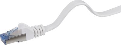 RenkForce - Cavo patch - RJ -45 (M) a RJ -45 (m) - 5 m - u/ftp - cat 6a - alogeno -pree, a forma, senza gancio, piatto - grigio