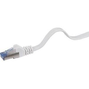RenkForce - Cavo patch - RJ -45 (M) a RJ -45 (m) - 15 m - u/ftp - cat 6a - alogeno -pree, a forma, senza gancio, piatto - grigio