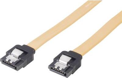 Cavo di collegamento a dischi rigidi RenkForce [1x SATA Socket 7Pol. -1x SATA Socket 7Pol.] 0,30 m Renkforce giallo (RF-4187250)