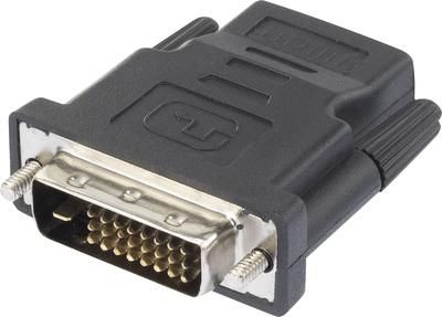 RenkForce - Adattatore video - HDMI geferen a dvi -d connettore - nero - viti del pollice