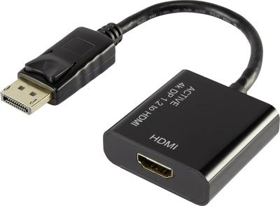 renkforce - Convertitore video - DisplayPort - HDMI - Nero