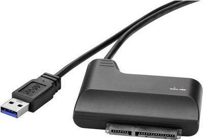 RenkForce - Controller di memoria - 2,5 "/3.5" utilizzato (6,4 cm/8,9 cm condiviso) - SATA 6GB/S - USB 3.0 - Nero nero
