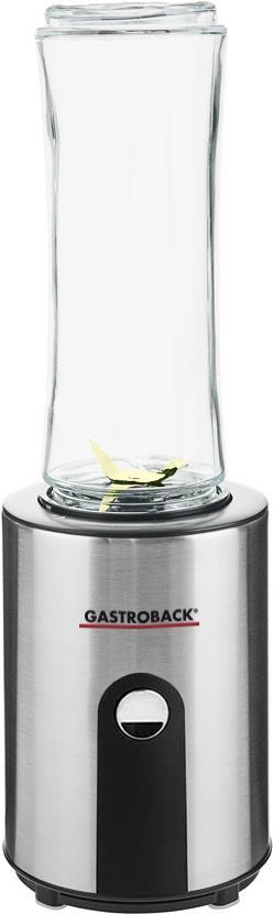 Gastroback Design Smoothie Maker Mix & Go 06 l mixer sportivo 300 W acciaio inossidabile (41033)