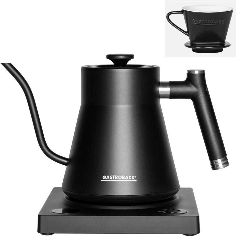 Design Gastroback 42329 -Kocher - 1 L - 1200 W - Black - Needing Temperation - Indicatore del livello dell'acqua - Wireless (42