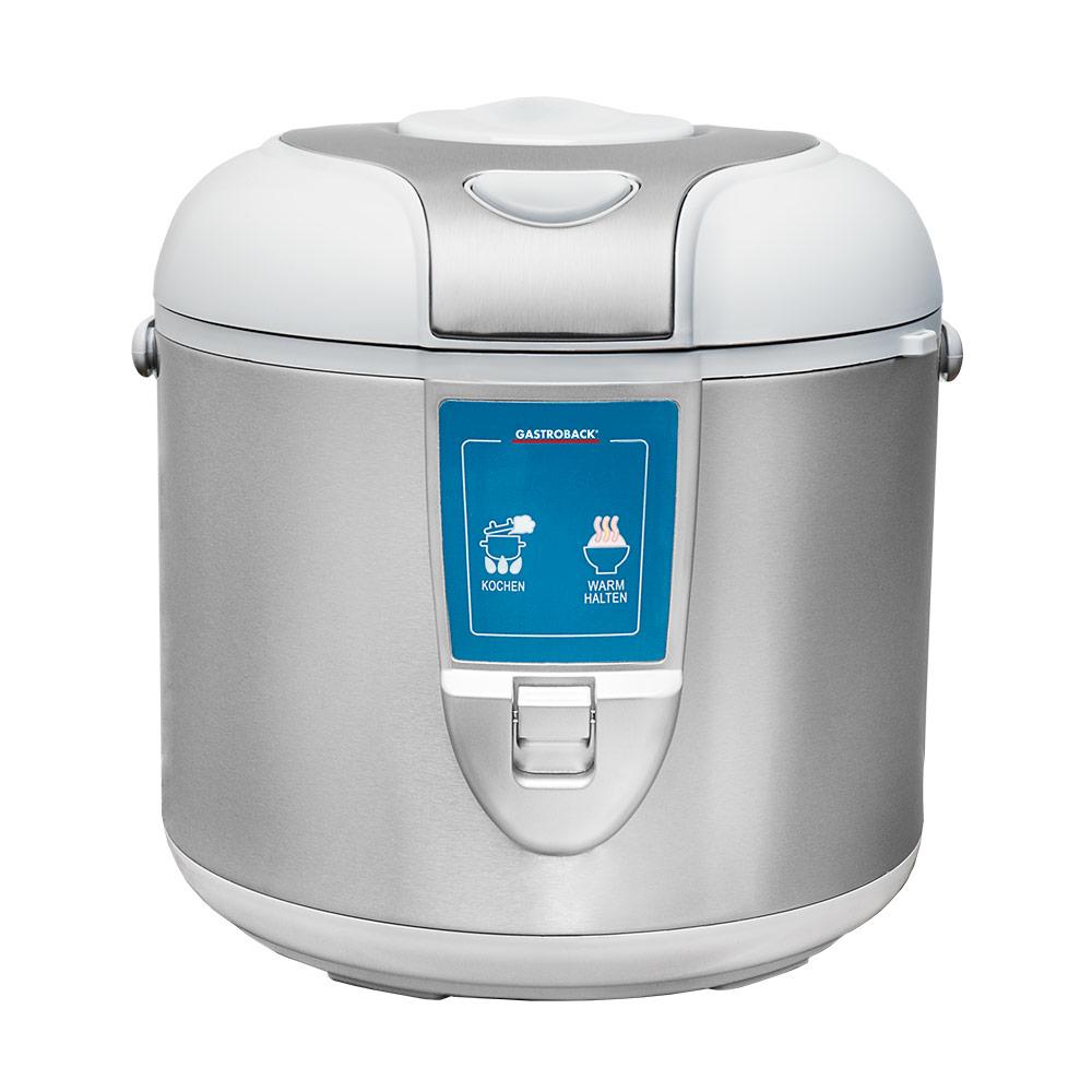 Gastroback Design cuoci riso 3 L 450 W Argento, Bianco