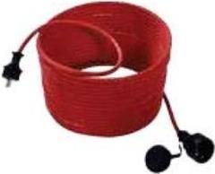 Bachmann H07RN -F3G - Cavo di estensione di fornitura di tensione - AC 250 V - 16 A - 35,0 m - rosso (343.372)