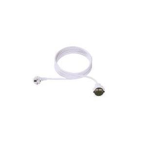 Verlngerung 3polig 3m wei H05VV-F 3G150mm ohne Kinderschutz
