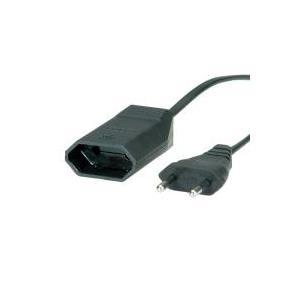 Bachmann H03vvh2 -f2 - cavo di estensione di alimentazione di tensione (250 vac) - 3,0 m - sagomato - nero - Europa (233.185)