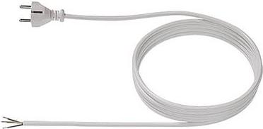 Bachmann - Cavo di alimentazione - CEE 7/7 (s) senza connettore 30 mm Abitato - 250 V - 16 A - 2 m - Sella - Black