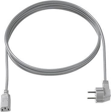 Bachmann H05VV -F 3G 0,75 mm² - Cavo di alimentazione - IEC 60320 C13 appena fino a CEE 7/7 (M) - 250 V - 10 A - 2 m - Siema