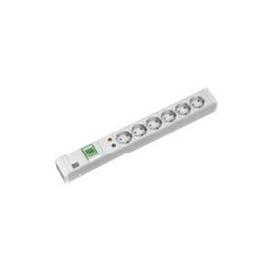 Bachmann - Extension Cord (Rack - Build -in) - 6 tappi di uscita - 1U - 48,3 cm (19 ") - 2,0m - Germania (333.005)