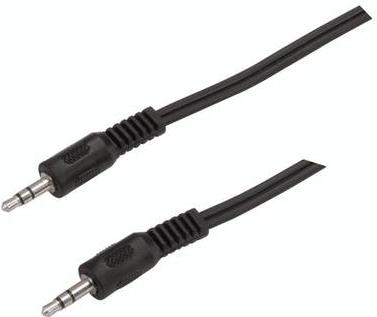 Bachmann - Cavo audio - Mini -phone stereo da 3,5 mm (m) a mini -phenon stereo 3,5 mm (m) - 1,5 m - nero
