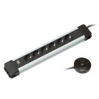 ConnectUs, 1,5 m, 6 prese d'arma, interno, nero, argento, 3680 W, 16 A