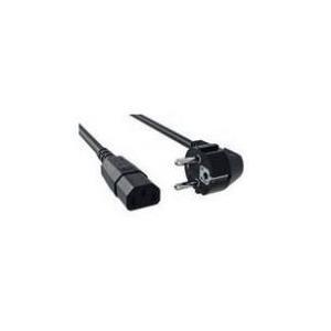 Bachmann H05VV-F 3G 150 mm - cavo di alimentazione - CEE 7/7 ad angolo retto secondo IEC 60320 C13 - 250 V - 10 A - 50 cm - sag
