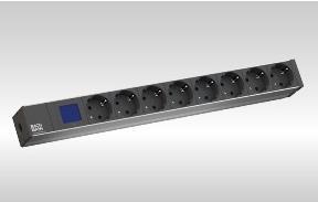 Bachmann Bluenet BN0500 - Extension Corno (rack - Build -in) - AC 230 V - Collegamenti di uscita: 8 - 1u - 2,0m - nero, argento