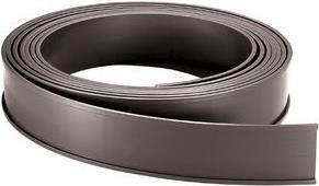Rollerware di Franken Magnetschild C-Profile, marrone 10 x 1.000 mm, segno di etichettatura intercambiabile, realizzato in plas
