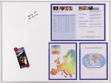 FRANCONIA WWT ECO dipinto 60x90cm Magneth.Wribbb. M. Marcatori WWT asciutti. Visdom. Alluminio.20mm bianco incluso assembly. U.