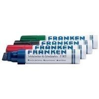 Franconia Jumbomarker Marker 4 Streep (E) Meiel Black - Blue - Grn - Red (Z1909)